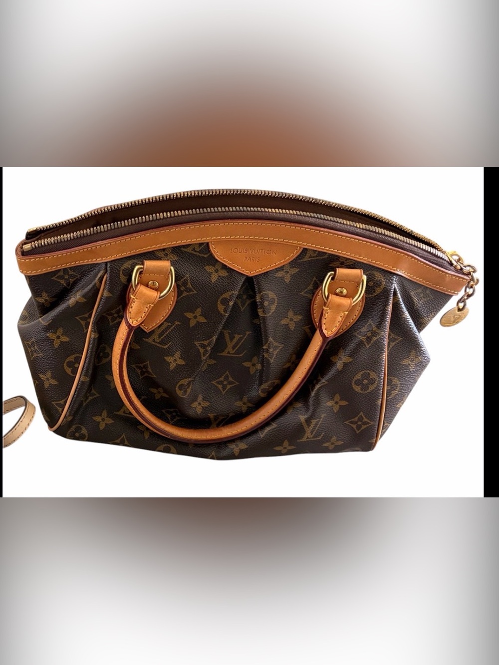 Louis Vuitton Tivoli PM Monogram Canvas Satchel Top Handle Bag Classic Luxury - Picture 2 of 10